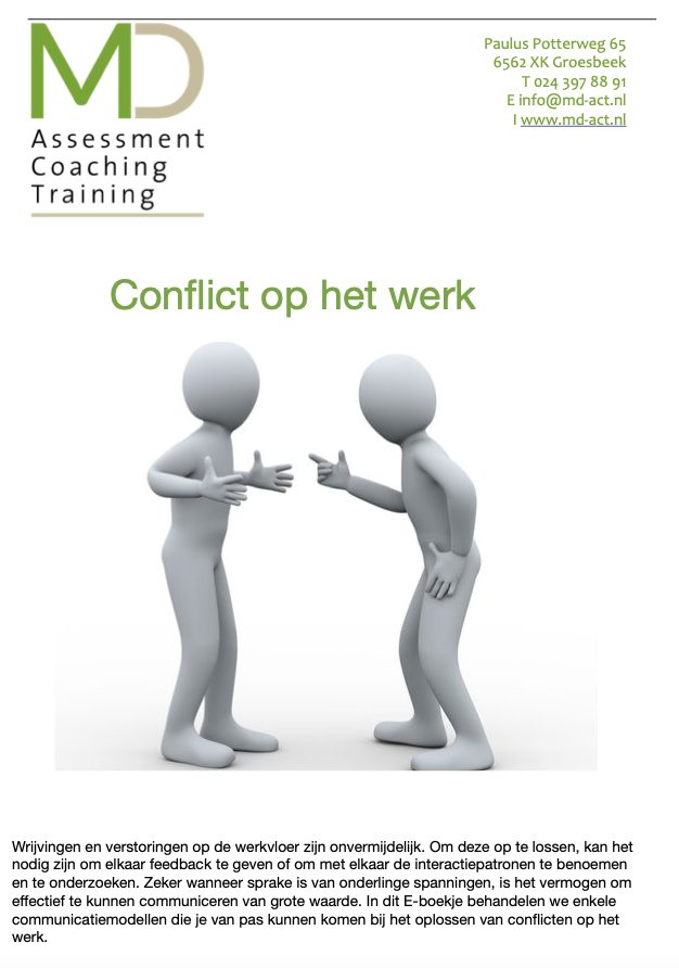 Foto E-book Conflicten op het werk
